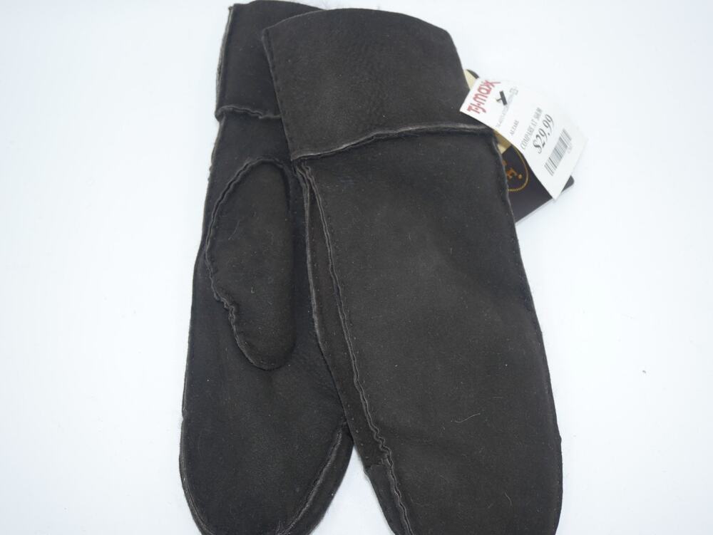 Genuine Shearling Sheepskin Leather Mittens Size M - L Altare New